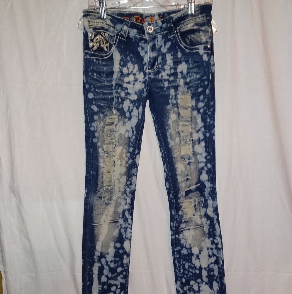 JEANS 9/10 JUNIORS SKINNY True Rock Jeans